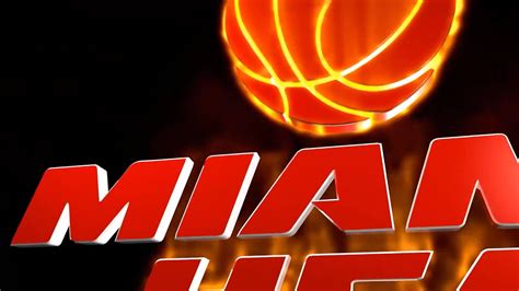 Miami Heat Animated Logo Intro Done In Cinema 4d Using Turbulencefd