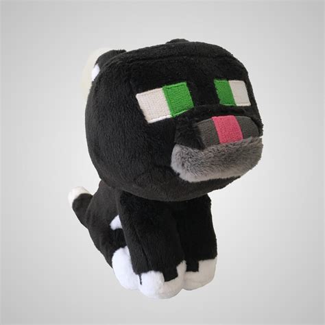 minecraft b&w cat plushie! 🖤 - very cute, beaded... - Depop