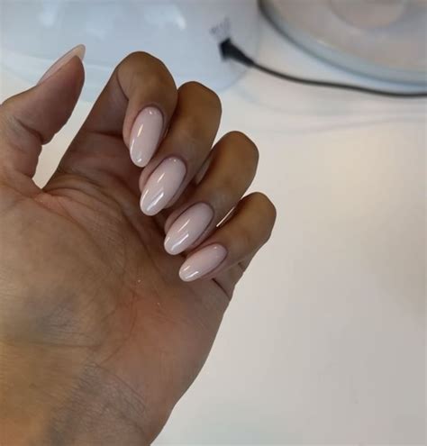 Pin By AB On Chrome Nail Inspo Nails Basic Nails Acrylic Nails Nude