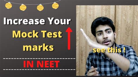 How To Increase Mock Test Marks In NEET 2021 YouTube