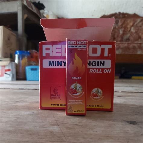 Minyak Angin Red Hot Pereda Masuk Angin Mual Nyeri Otot Lazada Indonesia