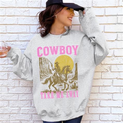 Western Sweatshirt Country Girl Sweatshirt American Western Sweatshirt Coastal Cowgirl Cactus