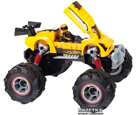 Конструктор Mega Bloks Hot Wheels Автомобиль Stunt Truck 91712 игрушки с доставкой от ROZETKA
