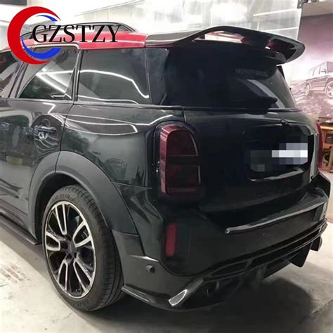 Aler N De Techo Negro Para MINI COUNTRYMAN F60 2017 2023 Fibra De