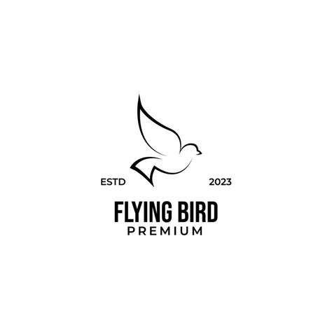 Vector flying bird logo design concept illustration idea 21966604 ...