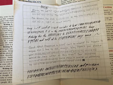 Encoded writing found in my Grandma’s book from 1987 : r/FoundPaper