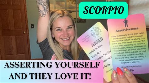 SCORPIO SEX TAROT ASSERTING YOURSELF AND THEY LIKE IT YouTube