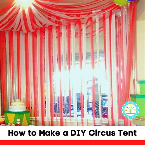 How to Make a DIY Circus Tent Ceiling