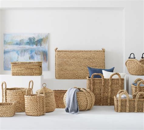 Beachcomber Handwoven Seagrass Basket Collection Pottery Barn