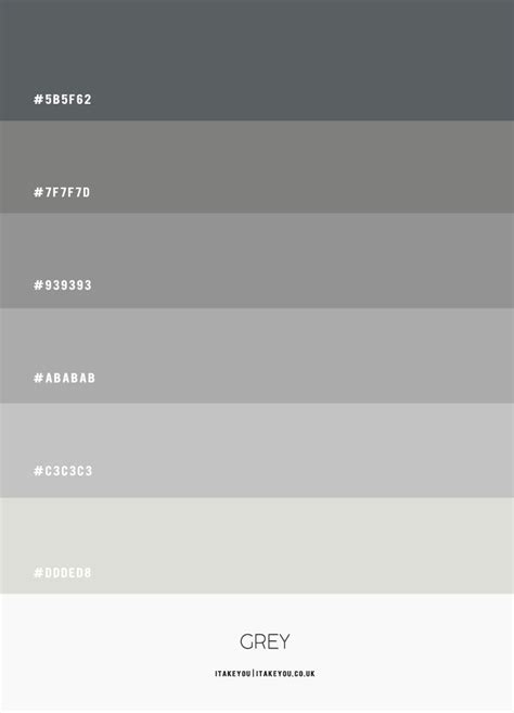 Grey Colour Palette for Kitchen | Grey color palette, Grey color ... 