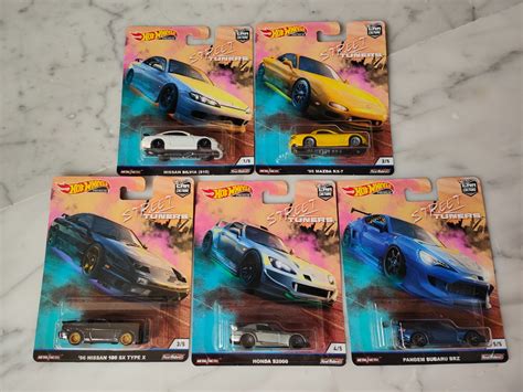 Hot Wheels Street Tuners Series Full Set Lot Of 5 Hobbies Toys Toys Games On Carousell