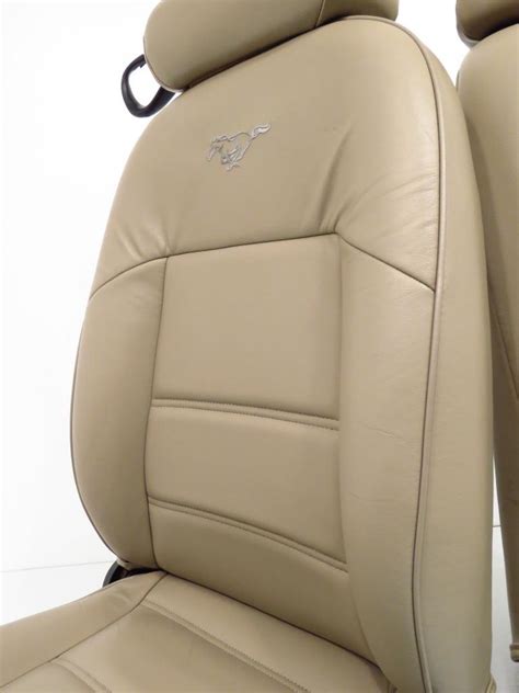 Ford Mustang Seats Tan Leather 1994 1995 1996 1997 1998 1999 2000 2001 2002 2003 2004 Stock