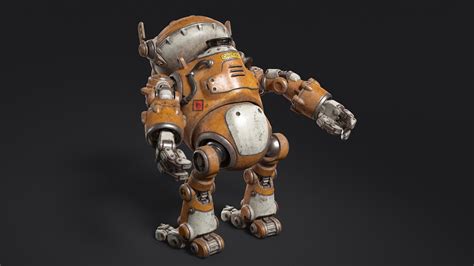 Robot 32 Rigged 3D model - TurboSquid 2003651