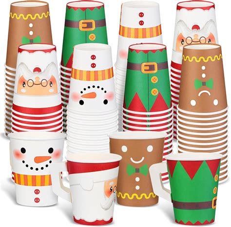 Amazon Zhehao Pcs Oz Christmas Espresso Paper Cups With