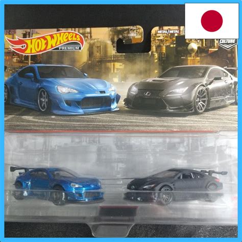 MATTEL Hot Wheels Premium Pack Pandem Subaru BRZ Lexus RC F GT