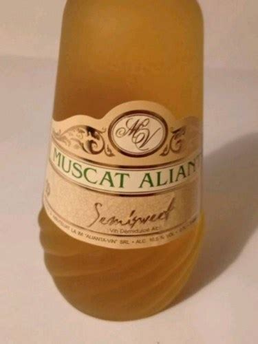 Alianta Muscat Aliant Semi Sweet | Vivino US