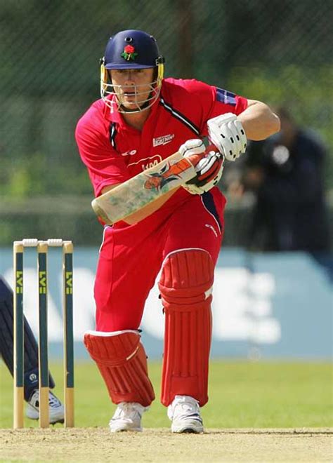 Andrew Flintoff drives during his 25 | ESPNcricinfo.com