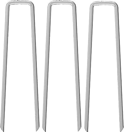 OK5STAR 100 Pack 6 Garden Stakes Pins Heavy Duty Garden Landscape