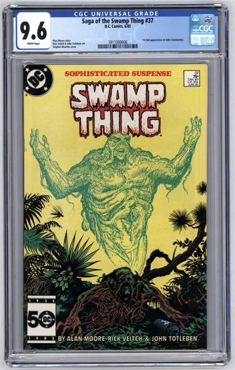 Swamp Thing Cgc St Appearance Of John Constantine Androids