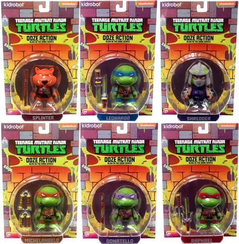 Teenage Mutant Ninja Turtles Nickelodeon Ooze Action Glow in the Dark ...