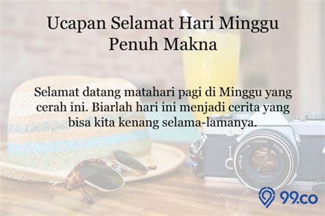 Ucapan Selamat Hari Minggu Cocok Jadi Status Di Sosmed Portal