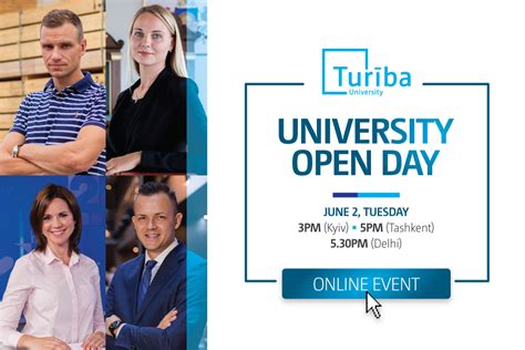 Turība University Open Day - EVENT CALENDAR - Turība University