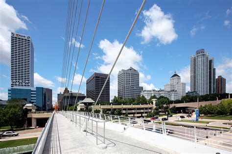 Milwaukee Wisconsin Skyline Photograph by Bill Cobb - Fine Art America