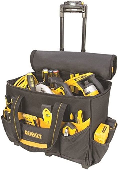 Dewalt Dgl571 Lighted Roller Tool Bag 18 In