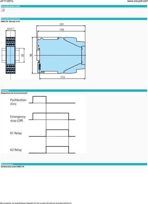 Relais De Securite Bloc Logique Mm Module D Arret Urgence A