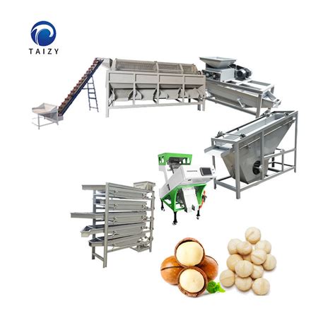 Industrial Macadamia Nut Shells Shelling Machine Walnut Almond Nuts