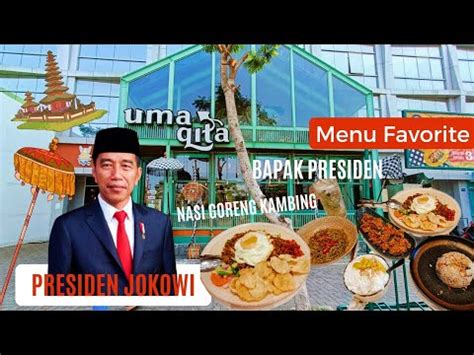 UMAQITA PIK Balinese Restaurant Presiden Jokowi Punya Menu Favorite