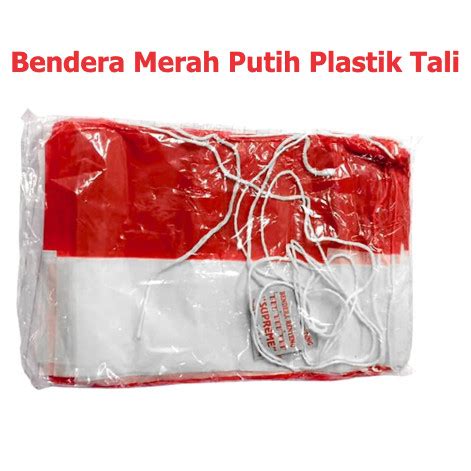 Jual Bendera Merah Putih Tali Umbul Umbul Hut Plastik Bendera