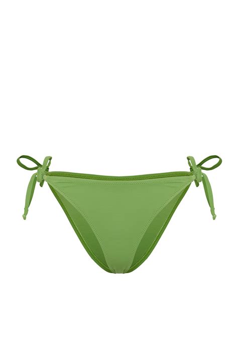 Trendyolmilla Yeşil Bağlamalı Brazilian Bikini Altı TBESS BA Fiyatı Yorumları Trendyolmilla