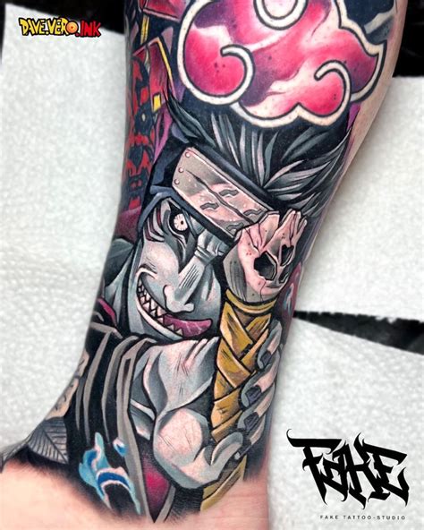 Kisame Hoshigaki from Naruto - tattoo by dave.vero.ink | รอยสักที่มือ ...