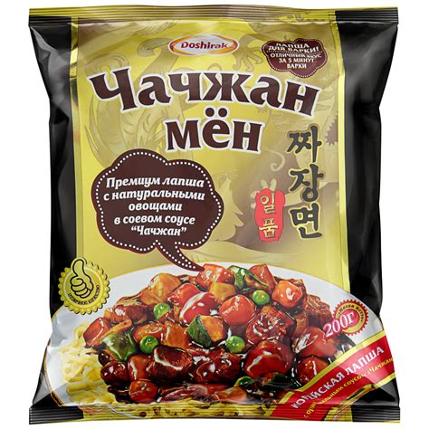 Изделия макаронные Доширак Чачжан Мён корейская лапша с оригинальным ...