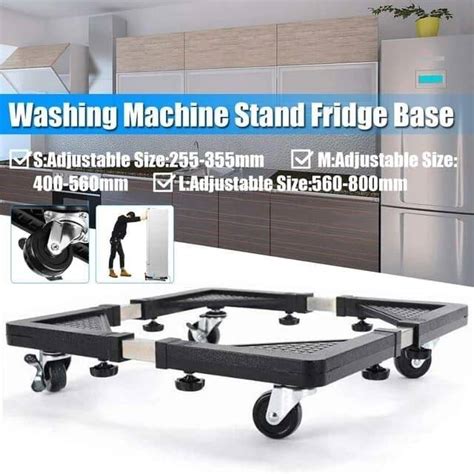 Multifunction Movable Washing Machine Base Fridge Stand Holder