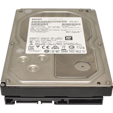 HGST 4TB 3.5" 6G 7.2K SATA HDD Festplatte HUS726040ALE614 0F23025