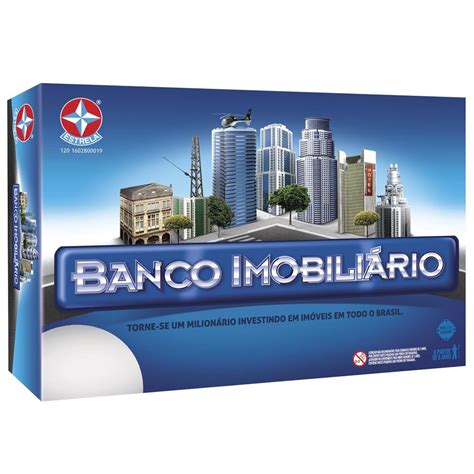 Jogo Banco Imobiliário Grande da Estrela Tabuleiro no CasasBahia br