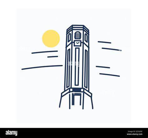 Dehradun City - Clock Tower - Icon Illustration as EPS 10 File Stock ...