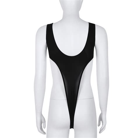 Women Sheer Lingerie Sleepwear High Cut Leotard Thong Backless Bodysuit Swimwear EBay
