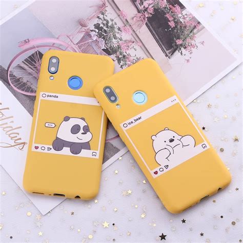 Силиконовый чехол для телефона Huawei Honor Mate 10 20 Nova P20 P30 P с ...