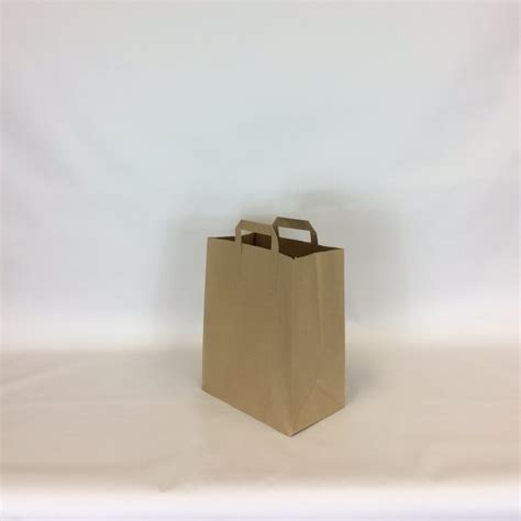 X X Mm Brown Paper Tape Carrier Bag Esc Packaging