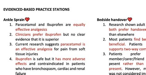 Ebp Keywords Memorising Evidence Based Practice Station Osce Trainer