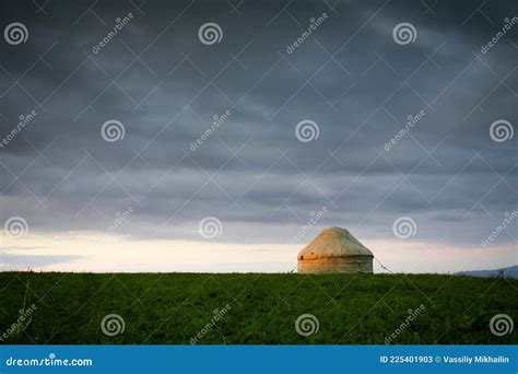 Kazakh yurt stock image. Image of summer, independence - 225401903