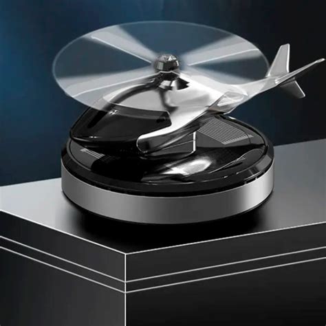 Автомобильный ароматизатор на солнечной батарее Вертолет с вращающимися ...