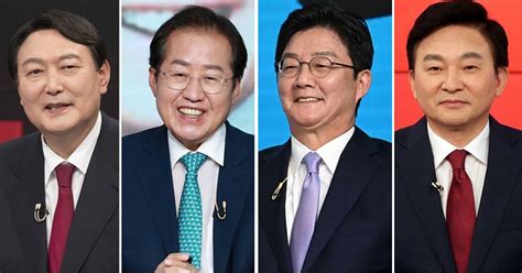 국민의힘 2차 경선 1위 윤석열 2위 홍준표 3위 유승민 4위 원희룡