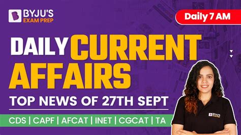 Daily Current Affairs Top News In Hindi Cds Capf Afcat Icg