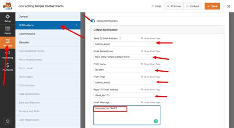 Customize Email Notification Template Of WPForms | Elemailer