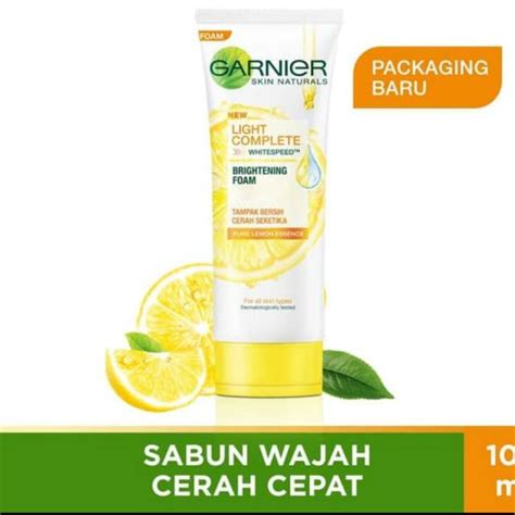 Jual Garnier Light Complete White Speed Multi Action Brightening Foam