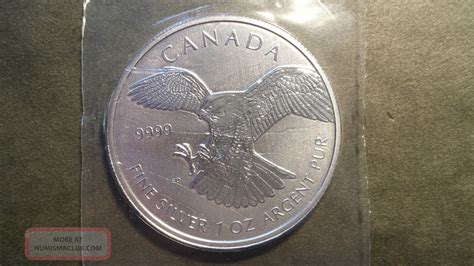 2014 Peregrine Falcon Silver 5 1 Oz Rcm Perfectly